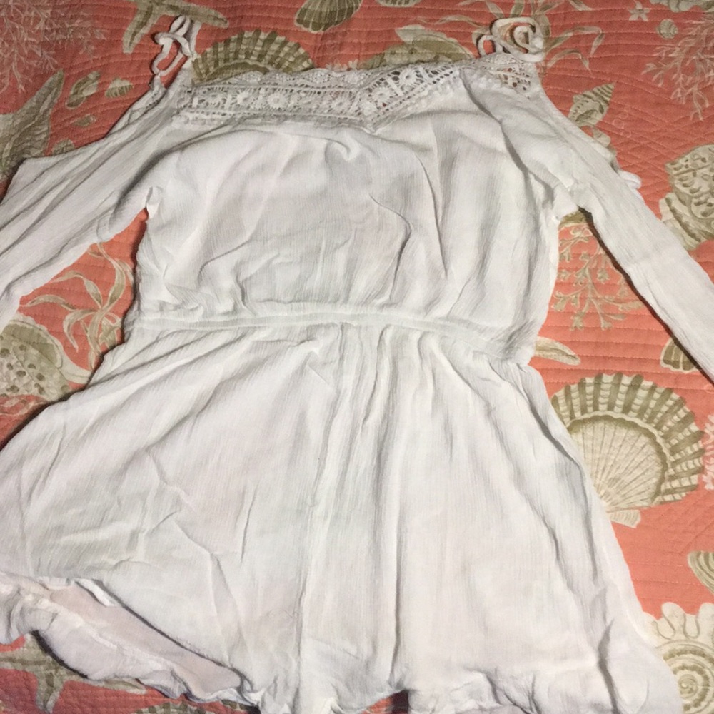 Super cute white jumpsuit